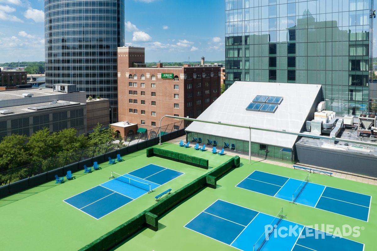 Photo of Pickleball at RoofTop Pickleball at the Amway Grand Plaza Hotel